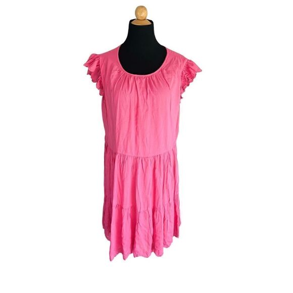 HOUSE OF HARLOW NEW WITH TAGS PINK BARBIE 1960S style Dress MSRP $128 - Picture 2 of 8